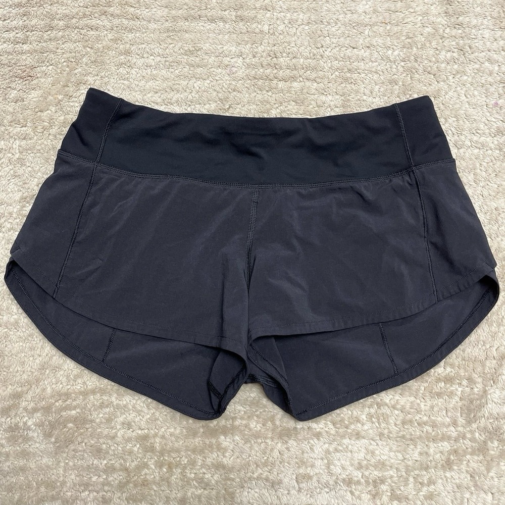 Lululemon Speed Up Short *2.5" color black size 4